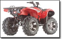 Yamaha Grizzly sporting the all-new SS Alloy wheels