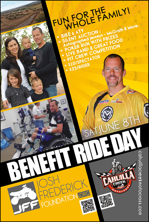 Josh Frederick Foundation Cahuilla Creek MX Benefit Ride Day