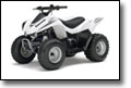 white Kawasaki KFX90 Mini ATV