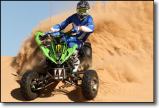 Chad Wienen - Kawasaki KFX450R ATV Motocross Race Team
