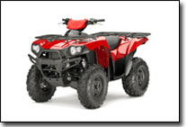 Sunbeam Red Kawasaki Brute Force 650 4x4i Utility ATV 