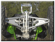 2008 Kawasaki KFX450 Sport ATV box-tube lower frame