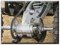 2008 Kawasaki KFX450 Sport ATV cast aluminum swing arm