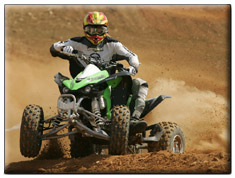 Willam Yokley on the KFX450R
