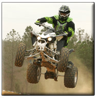 Willam Yokley on the KFX450R