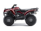 Red Side View Prairie 360 4x4 ATV