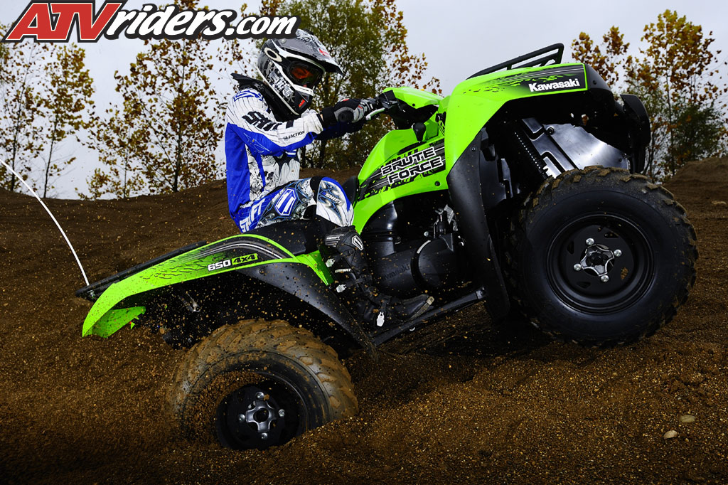 Melbourne bønner fokus 2010 Kawasaki Brute Force 4x4 Utility ATV Ride Review / Test Ride - Brute  Force 650 4x4 - 650 4x4i - 750 4x4i