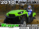 2010 Kawasaki Teryx 750 FI 4x4 UTV Test Ride Review