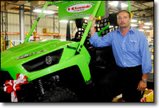 Brad Nelson - Kawasaki Teryx 750 UTV V-Twin Engine - 3,000,000th unit