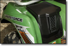 2012 Kawasaki Brute Force 750i Utility ATV Fender Storage