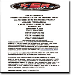 Charity ATV Race Flyer