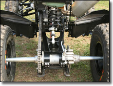 2008 KTM 525XC & 450XC ATV  rear suspension