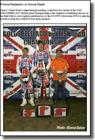 Mark Watson - KTM 505SX ATV Team  KTM UK 