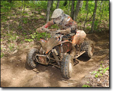 Adam McGill KTM 525XC ATV