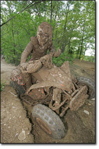 Adam McGill KTM 525XC ATV