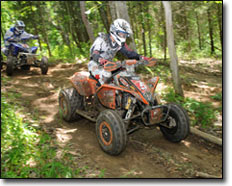 Adam McGill KTM 525XC ATV