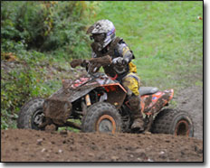 Taylor Kiser on his KTM 525 XC ATV