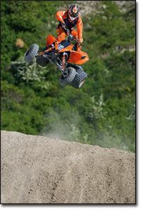 KTM 450 SX Jumping