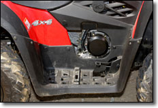 2012 KYMCO MXU 500I 4x4 IRS Utility ATV Floor Boards