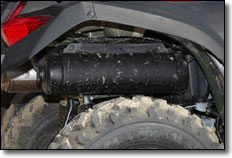 2012 KYMCO MXU 500I 4x4 IRS Utility ATV Rear storage