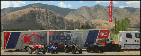 KYMCO Rig at Eastern Sierra ATV Jamboree