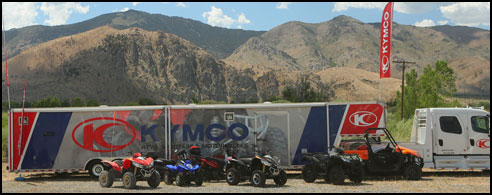 KYMCO Rig at Eastern Sierra ATV Jamboree