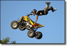 Derek Guetter - Can-Am DS450 ATV Jump