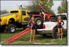 Cargo Ease' Cargo Ramp Slide Out Drawer System with ATV Loading Ramps