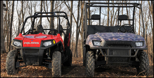 2008 Polaris Ranger Rzr 800  & Ranger 4x4 UTV Models