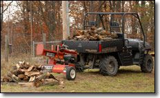 2008 Polaris Ranger 4x4 Camo UTV Wood Splitter