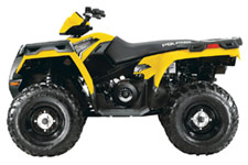 Sportsman 500 H.O. EFI 4x4 ATV - Medium Yellow 