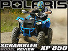 2014 Polaris Screamber XP 850 Review