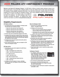 Polaris ATV Contingency Pdf