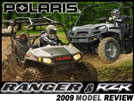 2009 Polaris Ranger & Rzr UTV Test Ride Review