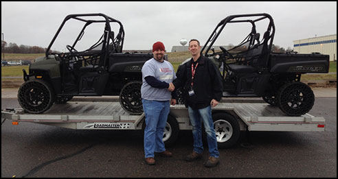 Polaris RANGER 800 SxS with TerrainArmor Non-Pneumatic Tires