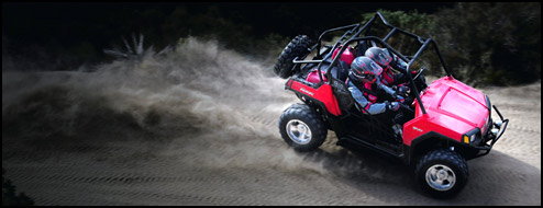 Polaris Ranger RZR UTV Side by Side Trail Riding