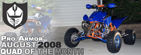 August Quad of the Month ATV Header 