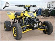 Yellow Suzuki LTR 450R Quad of the Month