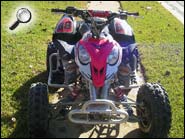 Black Red Polaris Predator QOTM Front