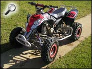 Black Red Polaris Predator QOTM  Top Side