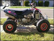 Black Red Polaris Predator QOTM  Right Side