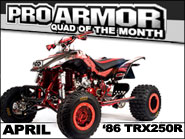 Honda TRX250R Red ATV