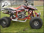 450R Red Engine Detail