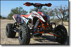 Conrad Funke's KTM 450 SX ATV