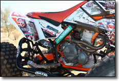 Conrad Funke's KTM 450 SX ATV