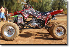 Joshua Ibrao's Honda 250R ATV