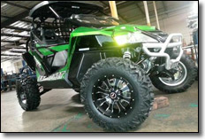 Arctic Cat Wildcat 1000 SxS / UTV with Raceline Mamba Nonbeadlock wheels