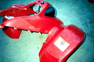 Front fender before..