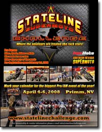 Primm Nevada Supermoto ATV Race Flyer