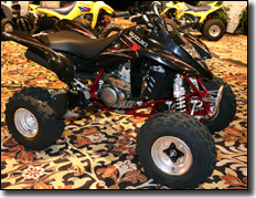 2007 Suzuki LT-Z400 QuadSport Black/Red Special Edition Model